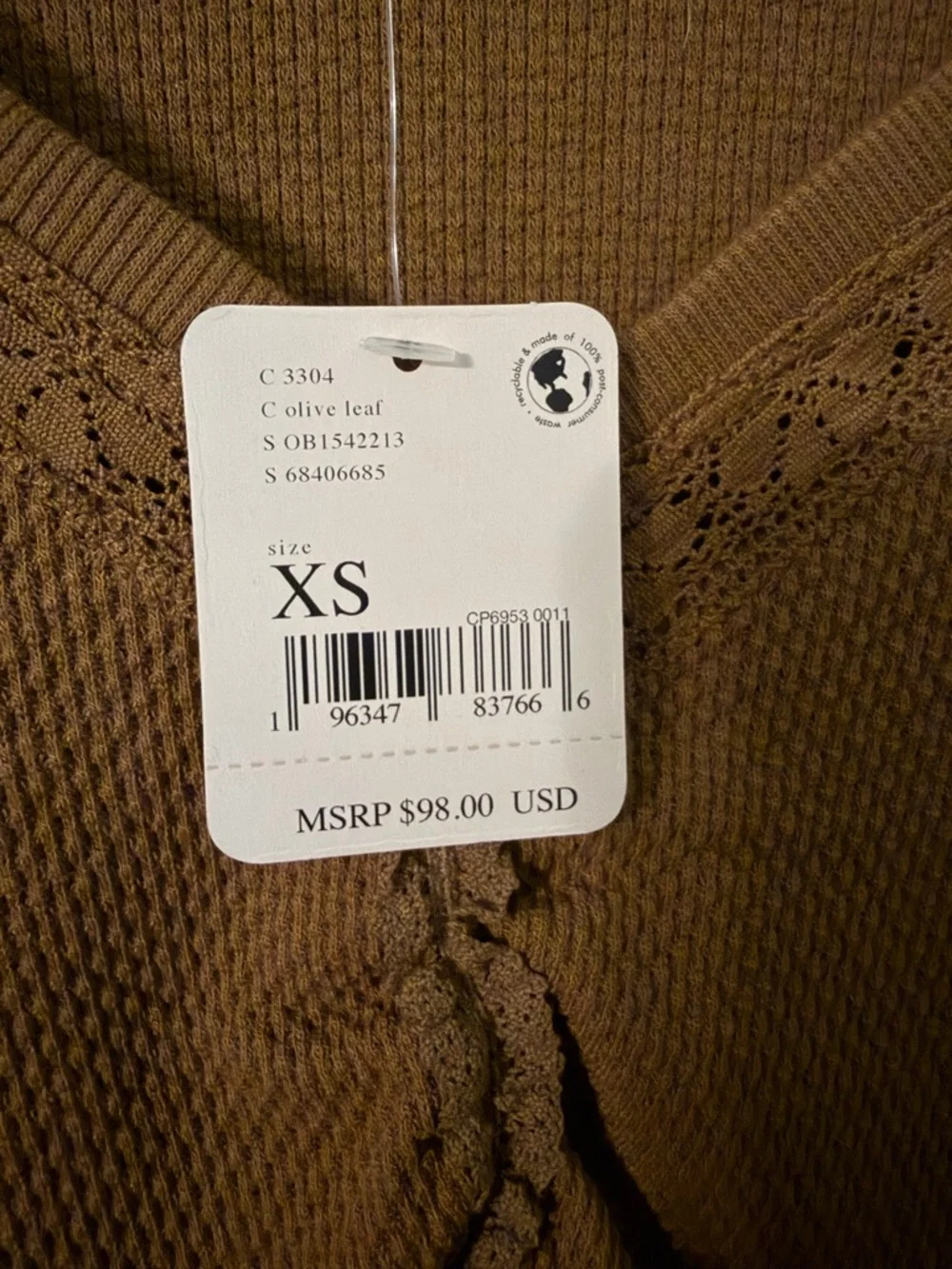 NWT Free People Wear Me Out Ruched V-Neck Lace Sleeve Top